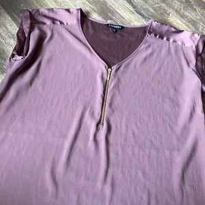 Express zipper blouse